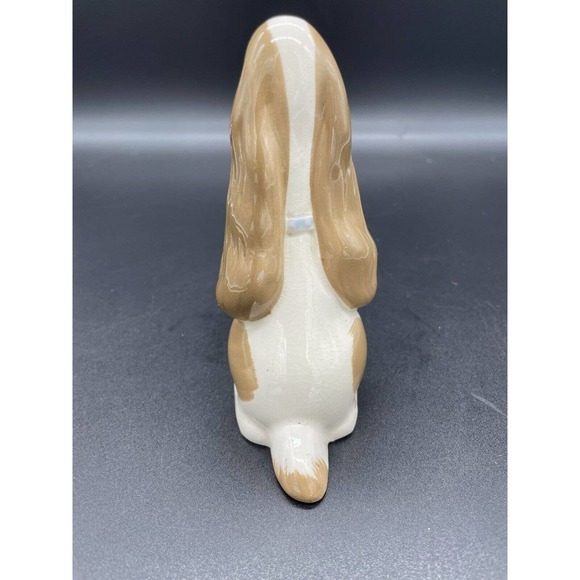 Vintage Szeiler Hound Dog Sad Sam beagle basset figurine England 5”d - Picture 3 of 8